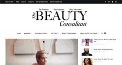 Desktop Screenshot of beautyconsultantmagazine.com